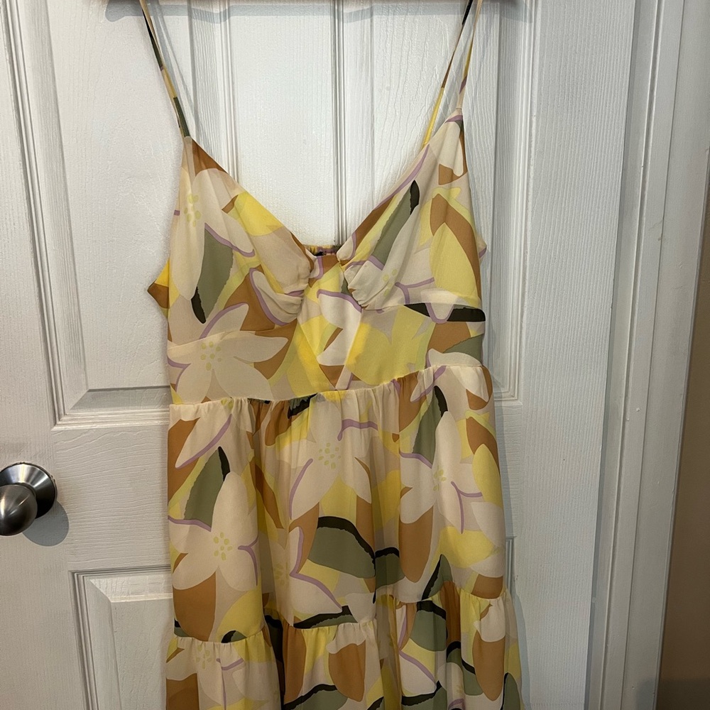 Dynamite Floral Spaghetti Strap Dress